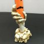 1 pc Halloween Skull Skeletal Hand Stand LED Candle Light Decoration Party Lamp