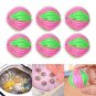 6pcs/pack Magic Hair Removal Laundry Ball Clothes Personal Care Washing Machine Ball Cleaning Ball