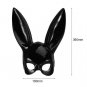 Cosplay Costume Party PP Rabbit Ears Mask Black White Halloween Decoration