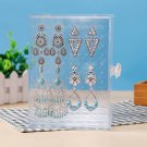 Transparent Acrylic C36 Jewelry Earrings Storage Holer Box Display Stand Rack
