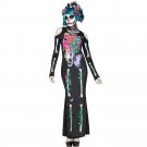 Halloween Cosplay Beautiful Bones Dress Costume Sexy Women Clubwear Party Devil Cosplay