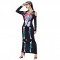 Halloween Cosplay Beautiful Bones Dress Costume Sexy Women Clubwear Party Devil Cosplay