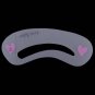 3pcs Grooming Shaping Assistant Template Eyebrow Drawing Card Brow Make-Up
