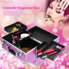 Foldable Cosmetic Organizer Box Portable Makeup Case for Make Up Tools & Nail Art Tools