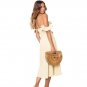Black Dawn Dress Off The Shoulder Summer Party Sweet Dresses Knee Length Summer Robe