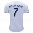 Alessandrini #7 LA Galaxy Primary Soccer Jersey 2019/20,MLS LA Galaxy Soccer Stadium Shirt White