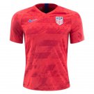 Men's USA WNT 2019 Away Soccer Jersey Red,Women's WC Soccer Kit stadium Shirt