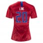 Long #20 US Women's National Team Away Jersey 2019 USWNT Soccer Stadium Shirt Streetwear