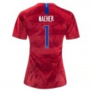 Naeher #1 US Women's National Team Away Jersey 2019 USWNT Soccer Stadium Shirt Streetwear