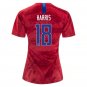 Harris #18 US Women's National Team Away Jersey 2019 USWNT Soccer Stadium Shirt Streetwear