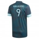 Kun Aguero #9 Argentina Away Soccer Jersey 2020 Men's Stadium Football Shirt UK
