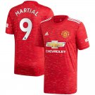 Martial #9 Manchester United Home Soccer Jersey 2020/21 EPL Stadium Shirt