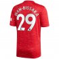Wan-Bissaka #29 Manchester United Home Soccer Jersey 2020/21