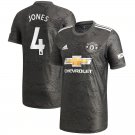 JONES 4 Manchester United 20/21 Away Soccer Jersey EPL Stadium Shirt