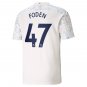 FODEN Manchester City 20/21 Third Jersey Man City White Stadium Football Shirt