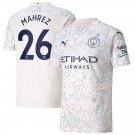 MAHREZ Manchester City 20/21 Third Jersey Man City White Stadium Football Shirt