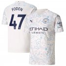 FODEN Manchester City 20/21 Third Jersey Man City White Stadium Football Shirt