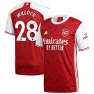 Willrock #28 Arsenal Home Soccer Jersey 20/21 Men's Stadium Football Shirt Yupoo