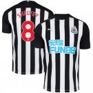 Shelvey #8 Newcastle United Home Soccer Jersey 20/21 Men's Stadium Football Shirt