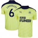 LASCELLES 6 Newcastle United Away Soccer Jersey 20/21 Men's Soccer Stadium Football Shirt