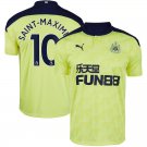 SAINT-MAXIMIN 10 Newcastle United Away Soccer Jersey 20/21 Men's Soccer Stadium Football Shirt