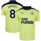 SHELVEY 8 Newcastle United Away Soccer Jersey 20/21 Men's Soccer Stadium Football Shirt