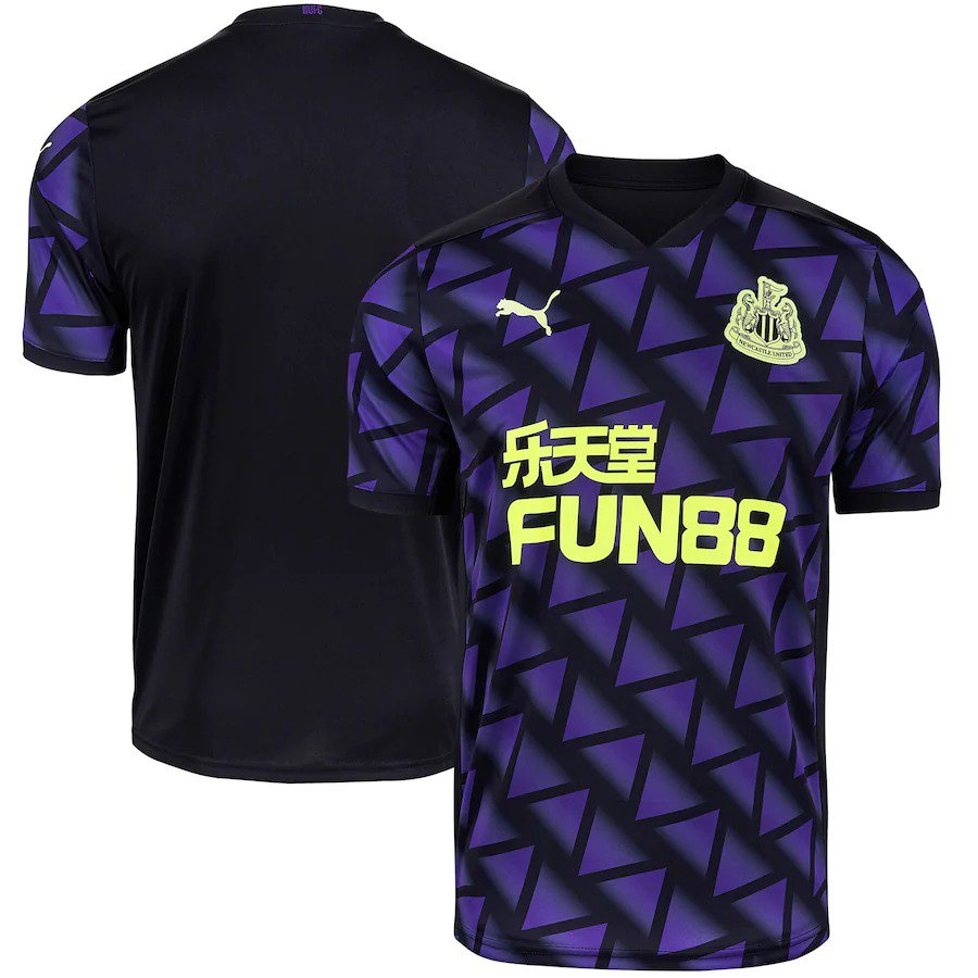 Newcastle United 20/21 Third Jersey Purple Men's Soccer Stadium Football Shirt