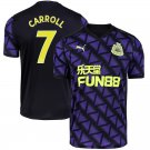 Carroll 7 Newcastle United 20/21 Third Jersey Purple Men's Soccer Stadium Football Shirt