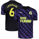 Lascelles 6 Newcastle United 20/21 Third Jersey Purple Men's Soccer Stadium Football Shirt