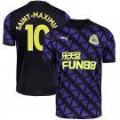 Saint Maximin 10 Newcastle United 20/21 Third Jersey Purple Men's Soccer Stadium Football Shirt