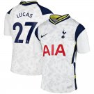 LUCAS 27 Tottenham Hotspur Home Soccer Jersey 20/21 Men's Soccer Stadium Football Shirt