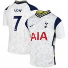 SON 7 Tottenham Hotspur Home Soccer Jersey 20/21 Men's Soccer Stadium Football Shirt