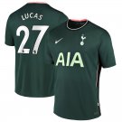 LUCAS 27 Tottenham Hotspur 20/21 Away Soccer Jersey Men's Soccer Stadium Football Shirt