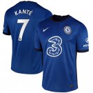 Kante #7 Chelsea Home Soccer Jersey 20/21 Men's Soccer Kit Stadium Football Shirt