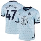 GILMOUR 47 Chelsea 20/21 Away Soccer Jersey Men's Soccer Kit Stadium Football Shirt