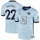 PULISIC 22 Chelsea 20/21 Away Soccer Jersey Men's Soccer Kit Stadium Football Shirt