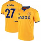KEAN 27 Everton Away Soccer Jersey 20/21 Men's Stadium Football Shirt Soccer Kit