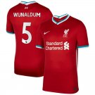 Wijnaldum #5 Liverpool Home Soccer Jersey 20/21 Men's Stadium Football Shirt Soccer Kit