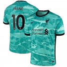 MANE 10 Liverpool Away Soccer Jersey 20/21 Men's Stadium Football Shirt Soccer Kit