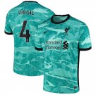 VIRGIL 4 Liverpool Away Soccer Jersey 20/21 Men's Stadium Football Shirt Soccer Kit