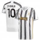 Dybala #10 Juventus Home Soccer Jersey 20/21 Men's Juventus Soccer Stadium Shirt