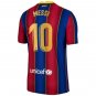 LM10 Barcelona FC Home Soccer Jersey 20/21 La Liga Men's Soccer Stadium Football Shirt