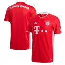 Bayern Munich Home Soccer Jersey 20/21 Bundesliga Men's Red Stadium Football Shirt