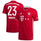 Nianzou #23 Bayern Munich Home Soccer Jersey 20/21 Bundesliga Men's Red Stadium Football Shirt