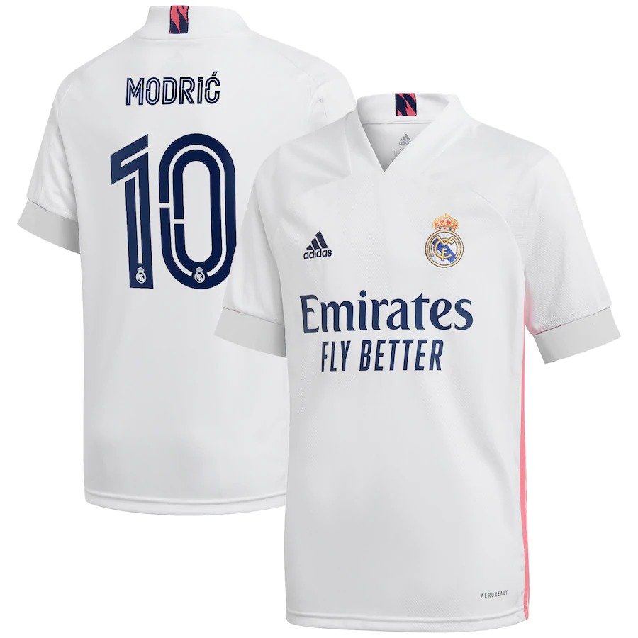 Luka Modric #10 Real Madrid Home Soccer Jersey 20/21 Men's Stadium Football Shirt Streetwear