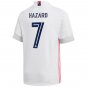 Eden Hazard #7 Real Madrid Home Soccer Jersey 20/21 Men's Stadium Football Shirt Streetwear