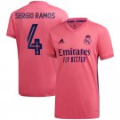 RAMOS 4 Real Madrid 20/21 Away Soccer Jersey Men's Stadium Football Shirt Streetwear