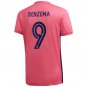 BENZEMA 9 Real Madrid 20/21 Away Soccer Jersey Men's Stadium Football Shirt Streetwear