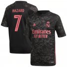HAZARD 7th Real Madrid Third Soccer Jersey 20/21 Men's Stadium Football Shirt Streetwear