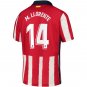 M. Llorente #14 Atlético Madrid Home Soccer Jersey 20/21 Men's Stadium Football Shirt Streetwear